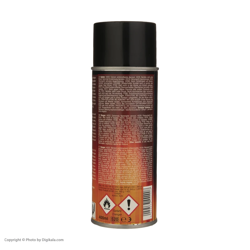 اسپری رنگ نسوز مشکی پروسول مدل Thermo lack